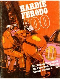 1971 Hardie-Ferodo 500 Program
